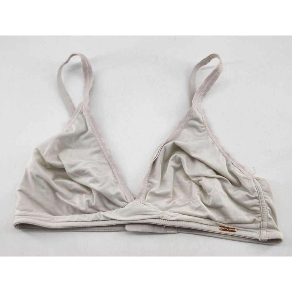 Le Mystere Modern Classics Wireless Bralette Unlined Unpadded Off White Size S/M
